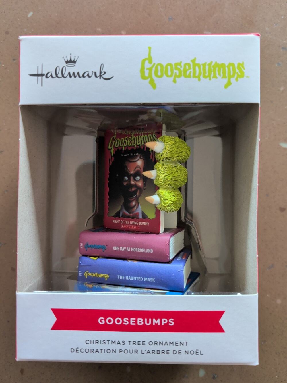 Hallmark 2026 Goosebumps Book Ornament - NEW In Box